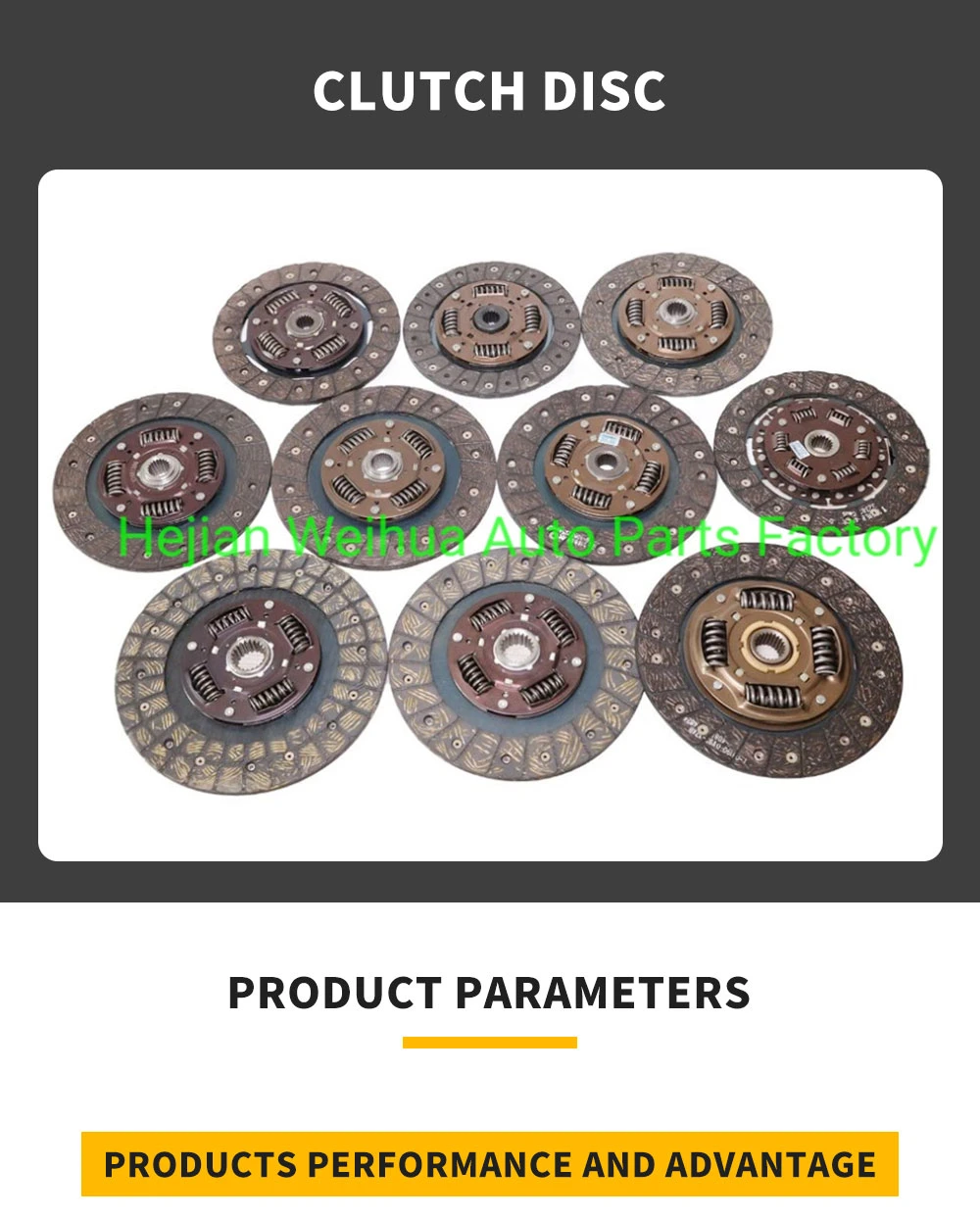 Chinese Factory High Quality OEM Clutch Cover Chinese Truck Clutch Disc