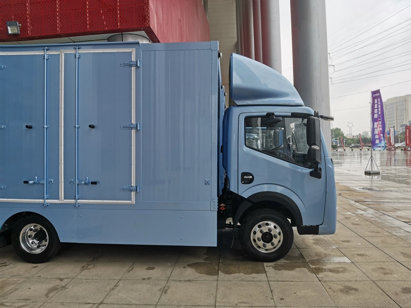 ECE EU Approved 2tons 3tons Electric Driven Van Type Cargo Truck